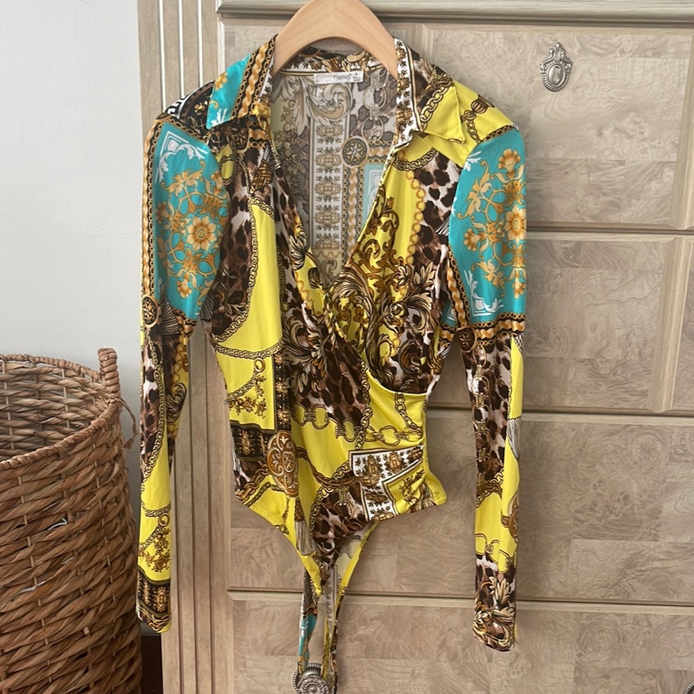 Printed body suit